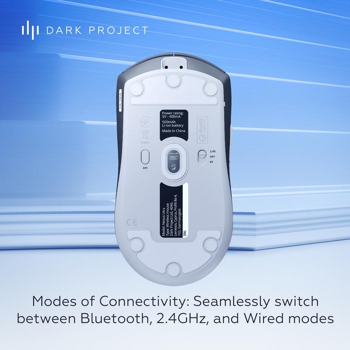 Productafbeelding Dark Project Nexus Ultra Draadloze Gaming Muis (Bedraad, Draadloze)
