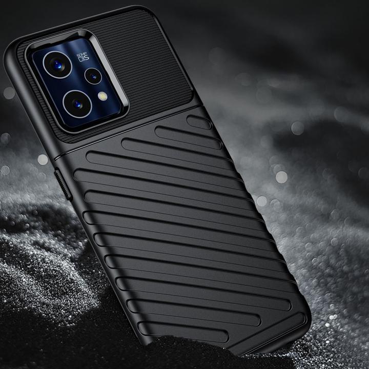 Productafbeelding Hurtel Thunder Case Flexibele gepantserde hoes voor Realme 9 Pro + (9 Pro Plus) zwart (Realme 9 Pro Plus)