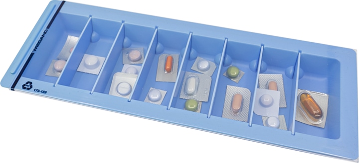 Actual product image Wiegand Medidispenser XXL-Flex 26.4x9.9cm 7 part
