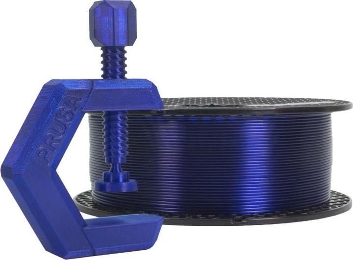 Prusa Prusament PETG Ultramarine Blue Transparent 1kg (PETG, 1.75 mm, 1000 g, Blue)