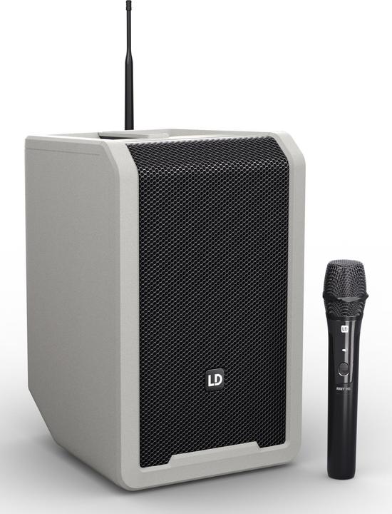 Immagine prodotto LD Systems ANNY® 8 HHD B8 G - Altoparlante PA Bluetooth® portatile con batteria ricaricabile, mixer e 1x (Attivo)