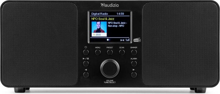 Actual product image Audizio DAB+ Radio Genua Braun, Radio Tuner: FM, DAB+ (FM, DAB+, Bluetooth)