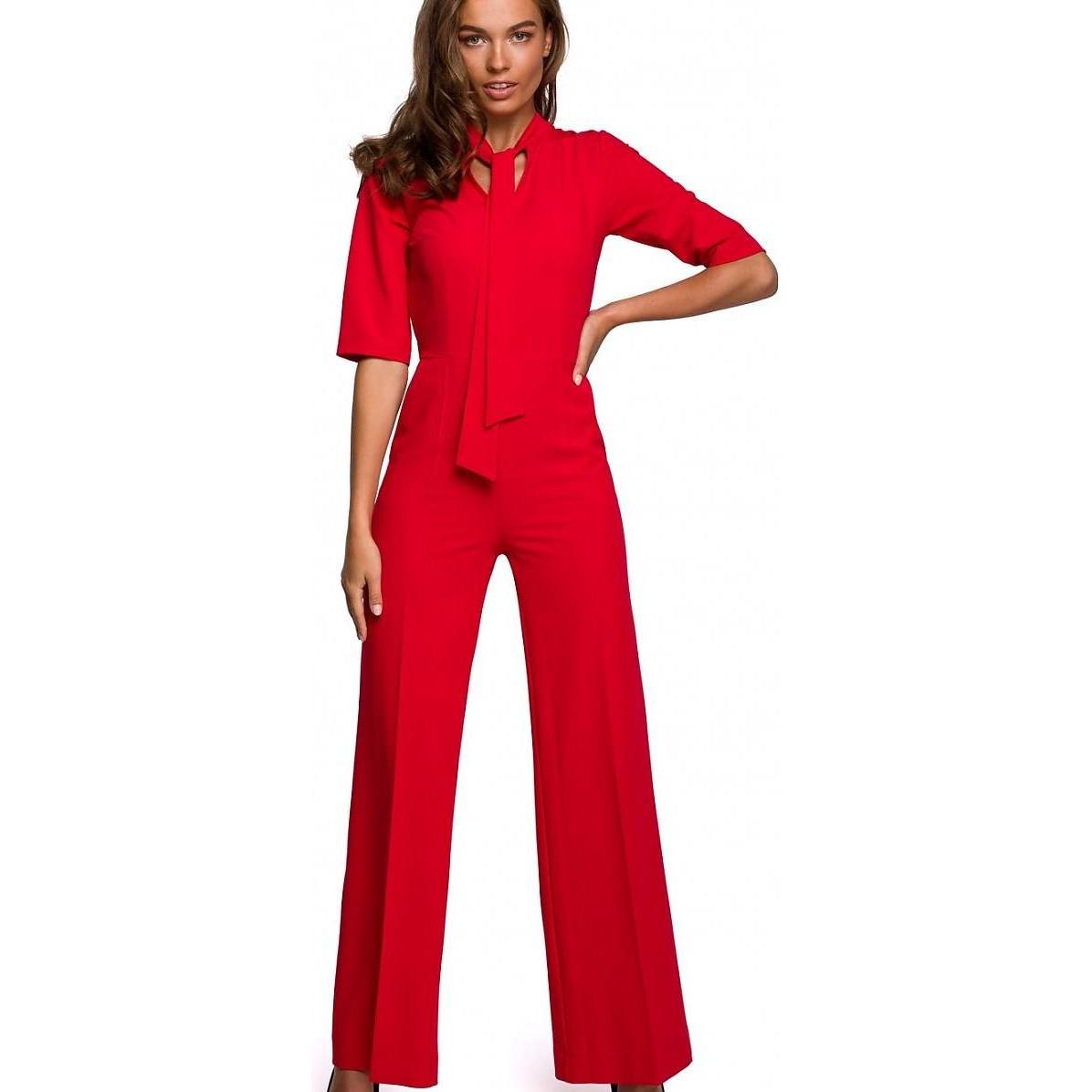 Stylove, Jumpsuit, Overall, Rot, (S)