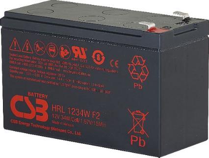 Produktbild NoName Server CSB Batterie Batterie 12V 9Ah 34W Pb F2 | HRL1234W