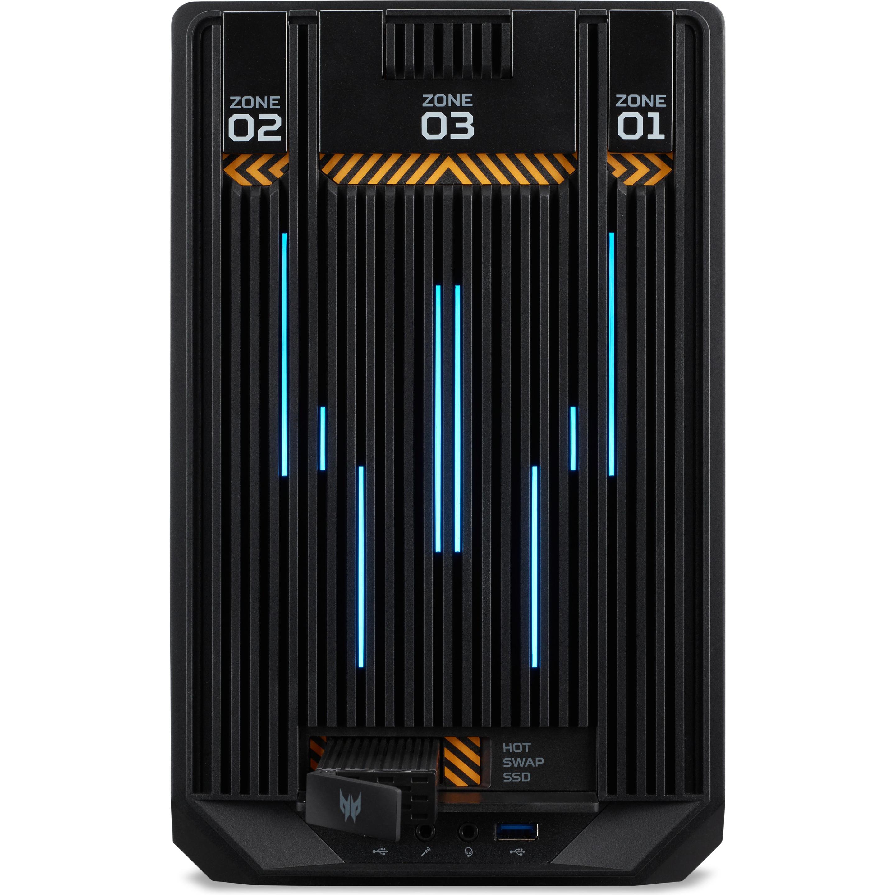 Acer POX-650 (1000 GB, 32 GB, Intel Core i7-13700, GeForce RTX 4080), PC, Schwarz