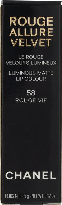 Produktbild Chanel Rouge Allure Velvet (58 Rouge Vie)