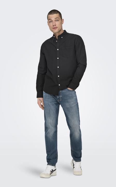 Produktbild Only & Sons Einfarbiges Langarmhemd (L)