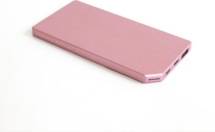 Produktbild Allocacoc PowerBank dÃ¼nn Aluminum 5000mAh Rosa (5000 mAh)