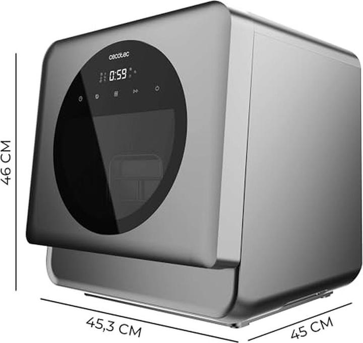 Produktbild Cecotec Lave-vaisselle de table compact 3 couverts, 6 programmes, écran tactile, classe énergétique C