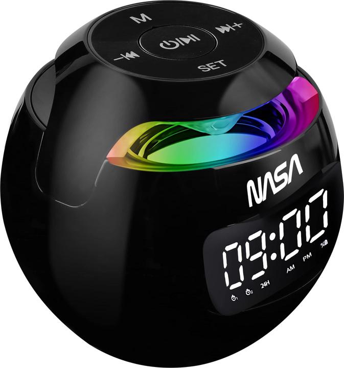 Produktbild Nasa Wecker und Bluetooth-Lautsprecher mit LED-Licht