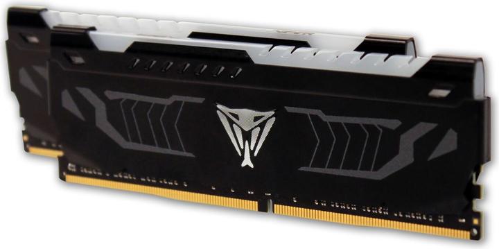 Actual product image Patriot 16 GB DDR4 RAM PC3200 CL16 Viper LED white 2x8GB (2 x 8GB, 2133 MHz, DDR4-RAM, DIMM)