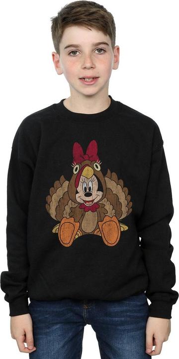 Actual product image Disney Boys Minnie Mouse Thanksgiving Turkey Costume Sweatshirt (140, 146)