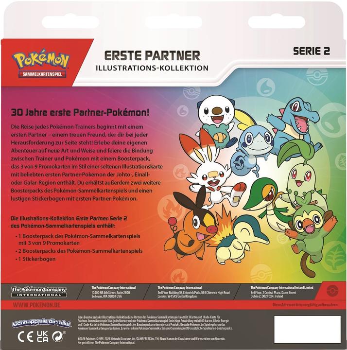 Produktbild Pokémon First Partner Illustration Collection #2