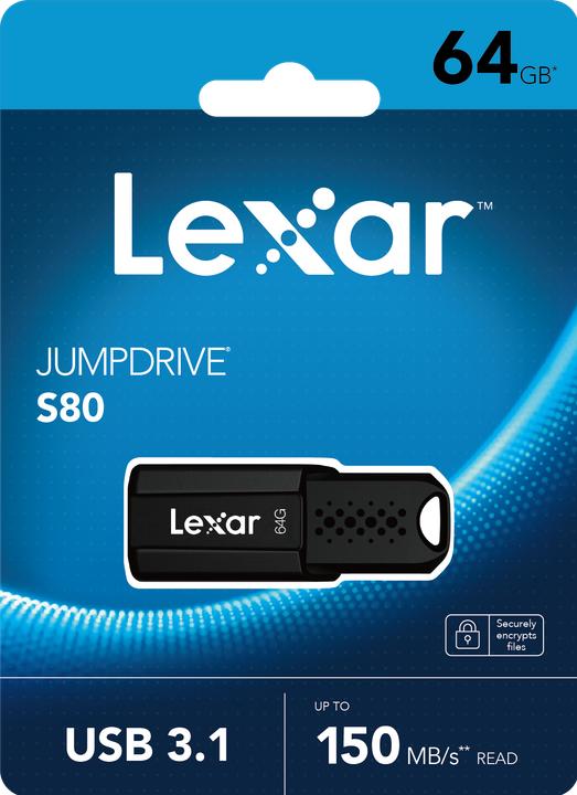 Actual product image Lexar JumpDrive S80 (64 GB, USB-A)