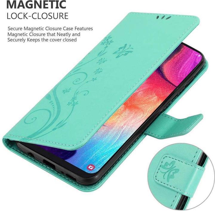 Image du produit Cadorabo Pochette Flower Book (Samsung Galaxy A30s, Samsung Galaxy A50, Samsung Galaxy A50s)