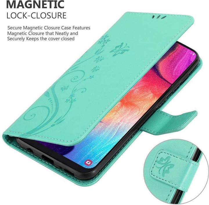 Actual product image Cadorabo Flower Book cover (Samsung Galaxy A50, Samsung Galaxy A30s, Samsung Galaxy A50s)