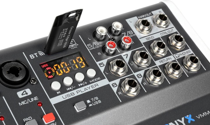 Immagine prodotto Vonyx Mixer VMM-K802 (Mixer da studio e live)