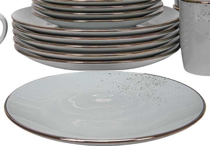 Immagine prodotto Tavola 30-teiliges Geschirr-Set Lucca grau (30 Pezzo/i)