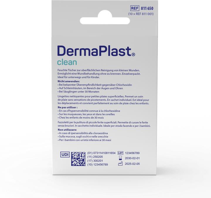 Produktbild DermaPlast Clean (Tücher)