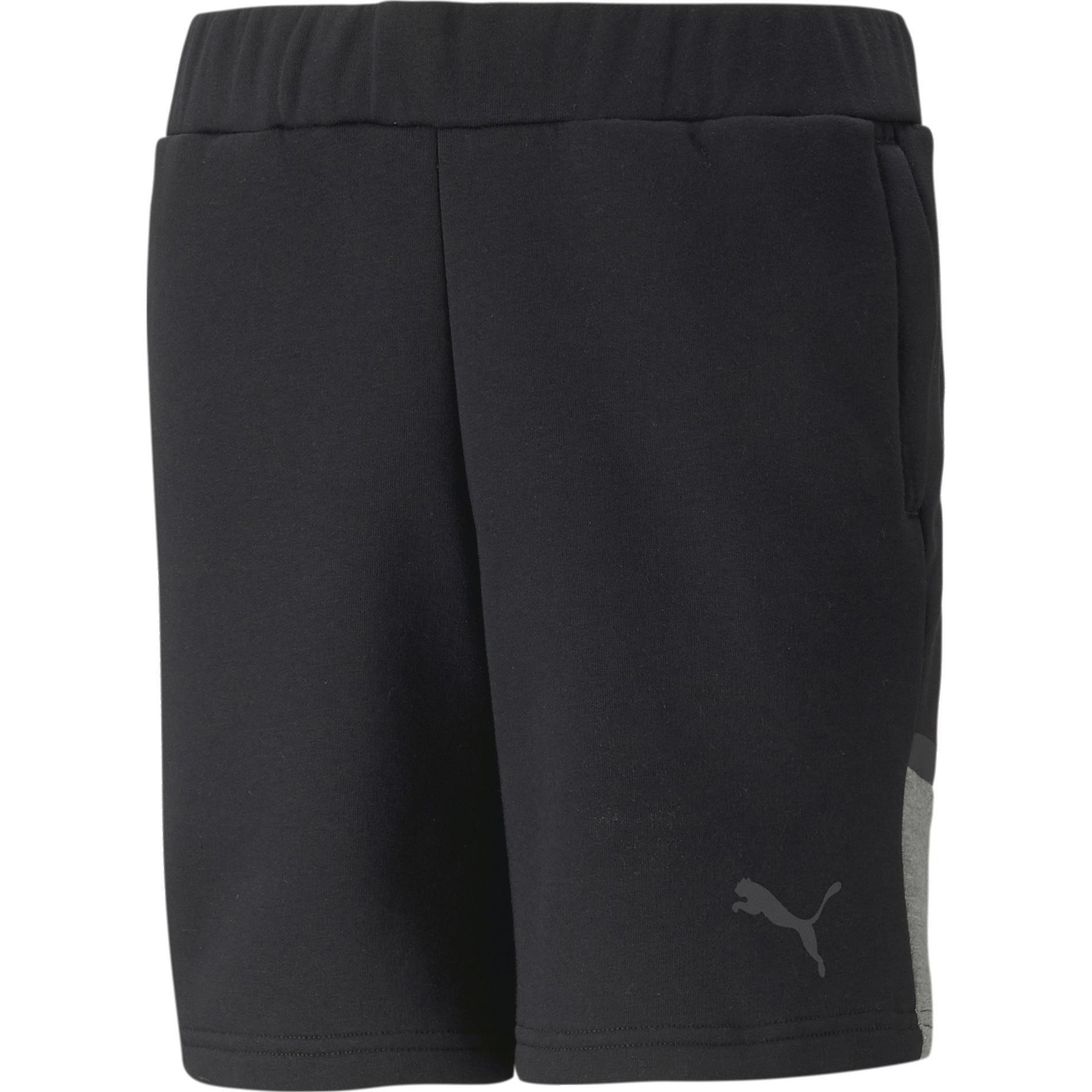 Puma, Jungen, Sporthose, teamCUP Casuals Shorts Jr (116), Schwarz, 116