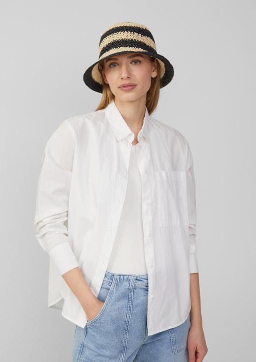 Actual product image s.Oliver Hut Hut aus Raffia mit Logo-Ring (One size)