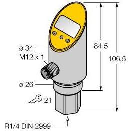 Turck Sensore di pressione, Pulsante + Interruttore