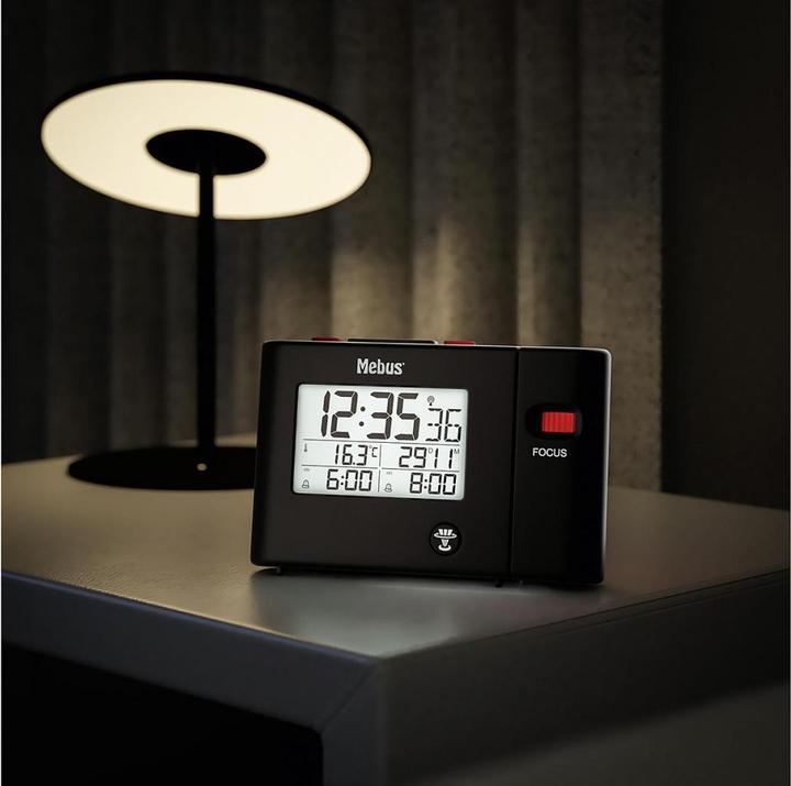Actual product image Mebus 25795 Radio Projection Alarm Clock