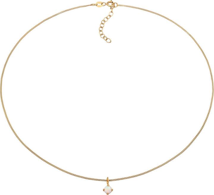 Immagine prodotto Elli Girocollo (Sintetico Opale, Argento 925 placcato oro, 36 cm)