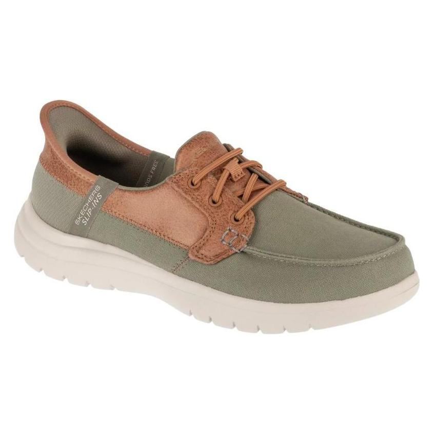Skechers, Damen, Sneakers, Slip-Ins, On-The-Go Flex - Palmilla Green, Grün, (36.5)