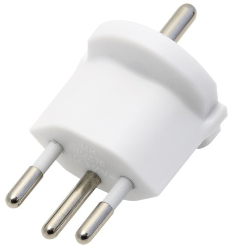 Actual product image Max Hauri T12/Schuko Fix-Adapter (Type 12, CEE 7/7)