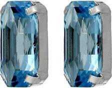 Victoria Cruz - Fashion silver earrings with blue crystal Inspire A4686-10HT