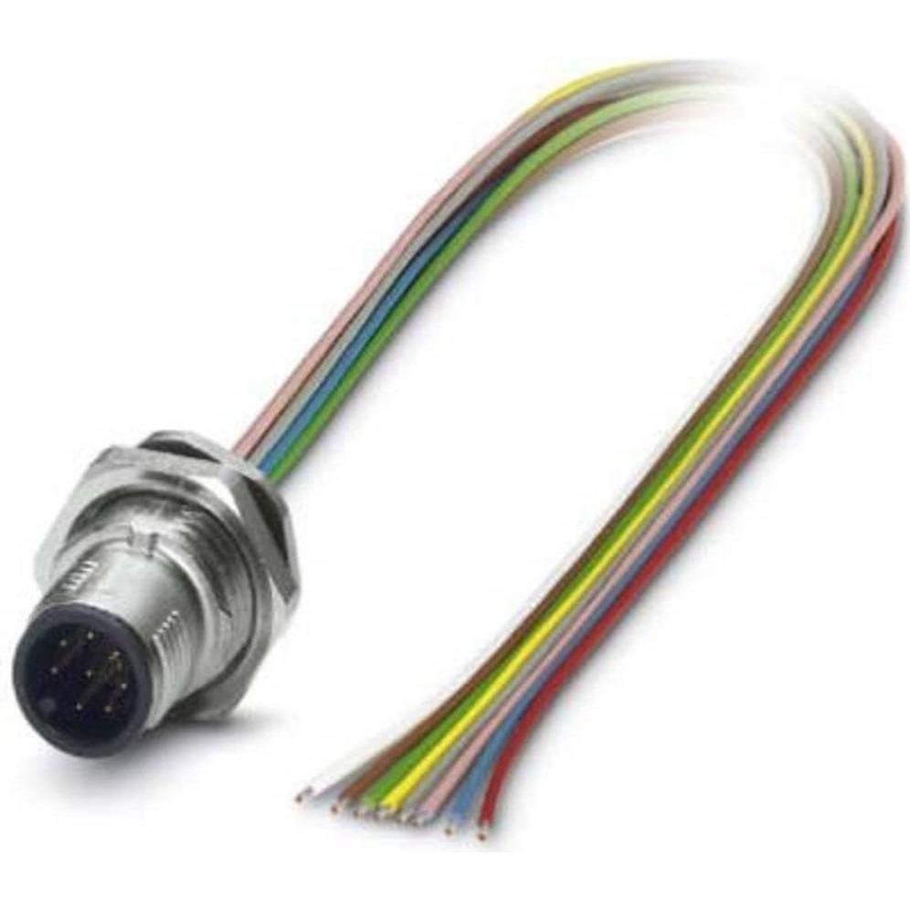 Phoenix Contact Sensor-/Aktor-Einbausteckverbi, Elektronikkabel + Stecker, Silber