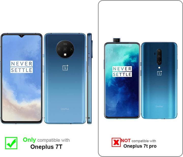 Actual product image Cadorabo Book Smart View Mirror Cover (OnePlus 7T)