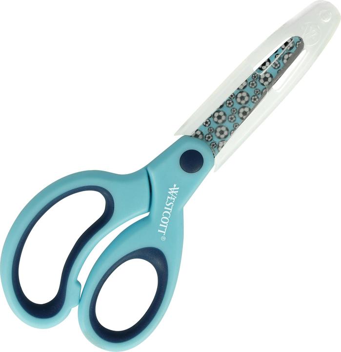 Westcott Kinderschere Sporty Softgrip dunkelblau 13,0 cm (13 cm)