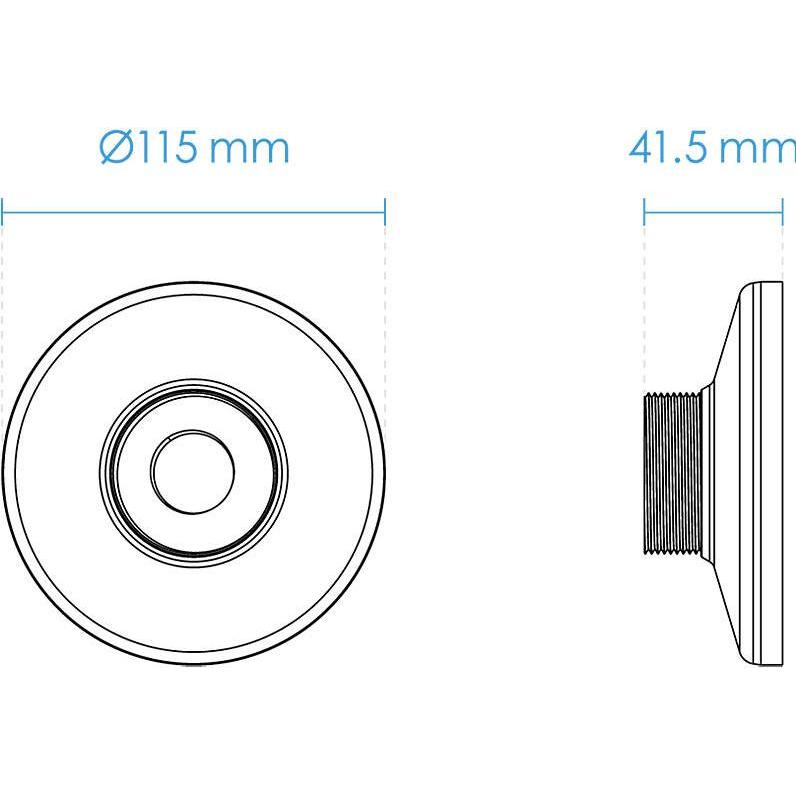 Thumbnail - Vivotek AM-52E Montageadapter für Outdoor Dome IP-Kameras (Montage-Kit), Netzwerkkamera Zubehör