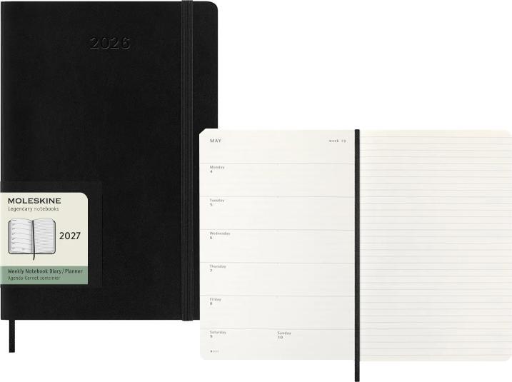 Produktbild Moleskine Geschäftsagenda Weekly (A5, 1 Woche / 1 Seite)