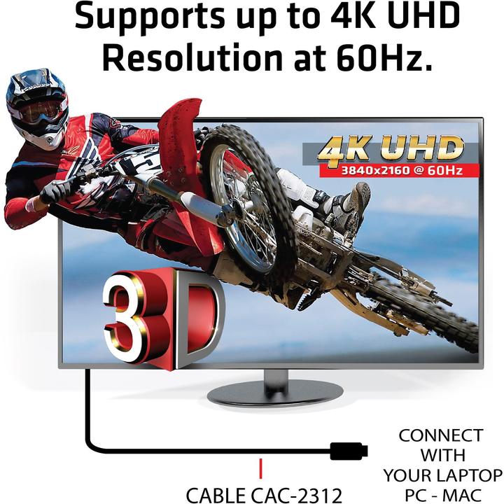 Image du produit Club 3D HDMI (Typ A) — HDMI (Typ A) (5 m, HDMI, 2.0)