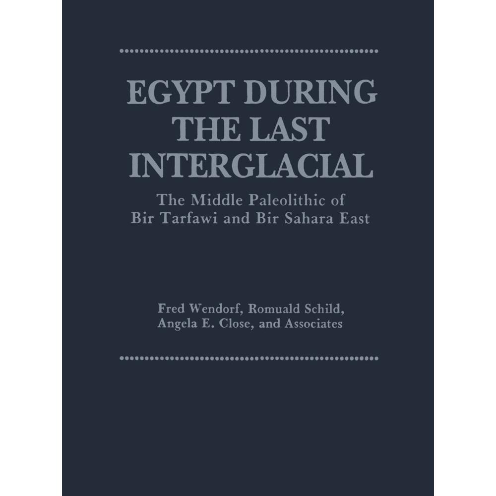 Egypt During the Last Interglacial, Fachbücher