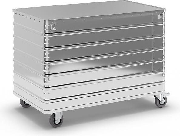 Image du produit Gmöhling Fourgon en aluminium, paroi pleine (250 kg)