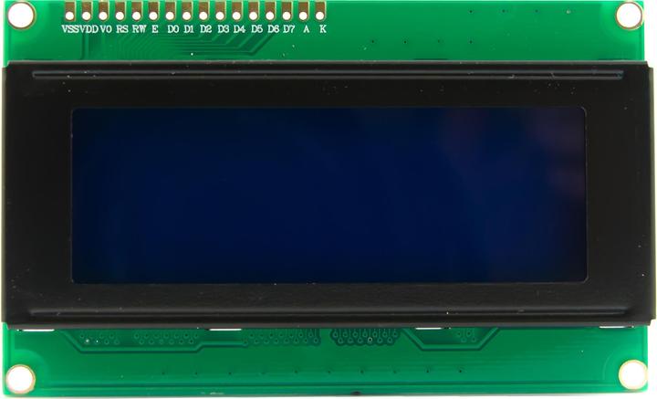 Actual product image Purecrea 20x4 Character LCD Display Blue 5V 2004