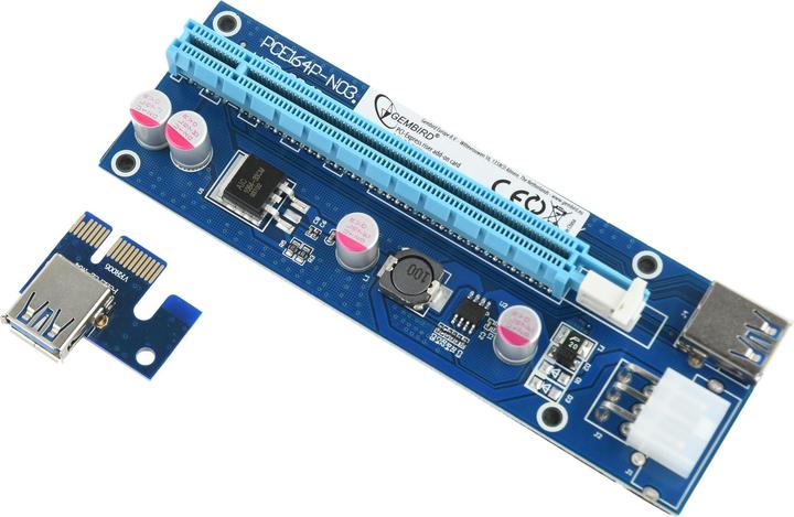 Produktbild Gembird RC-PCIEX-03 Eingebaut Schnittstellenkarte/Adapter
