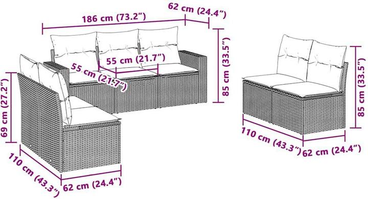 Produktbild vidaXL Noah