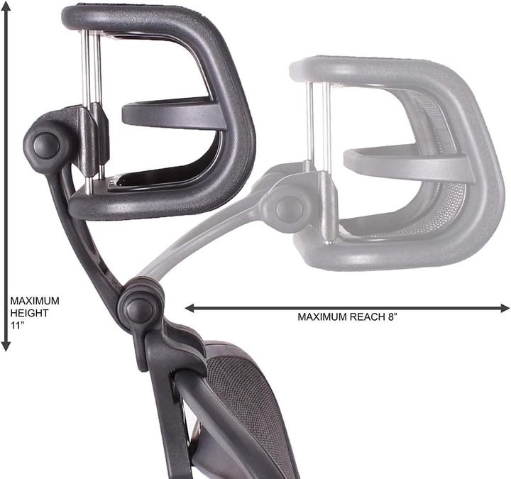 Actual product image Engineered Now Kopfstütze für Aeron Stuhl (H4)