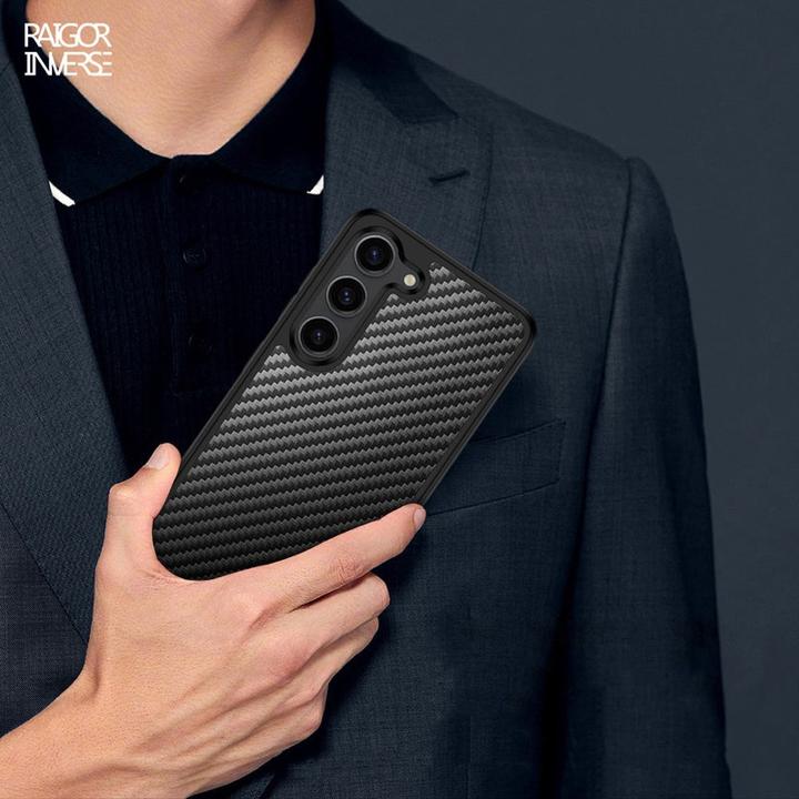 Produktbild Raigor Inverse Samsung Galaxy S25 - Raigor Scott Series Case Black Carbon (Samsung Galaxy S25)