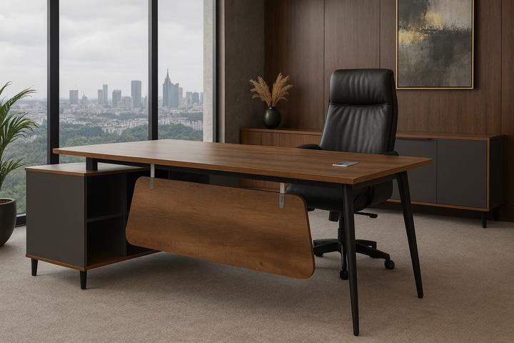 Image du produit Jet-Line Bureau SAN PAULO 2m à droite (160 x 160 x 75 cm)