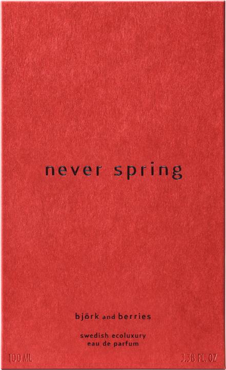 Produktbild Björk & Berries Never Spring Eau de Parfum (Eau de Parfum, 100 ml)