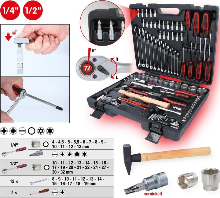 Produktbild KS Tools Universal-Werkzeug-Satz (97 Teile)