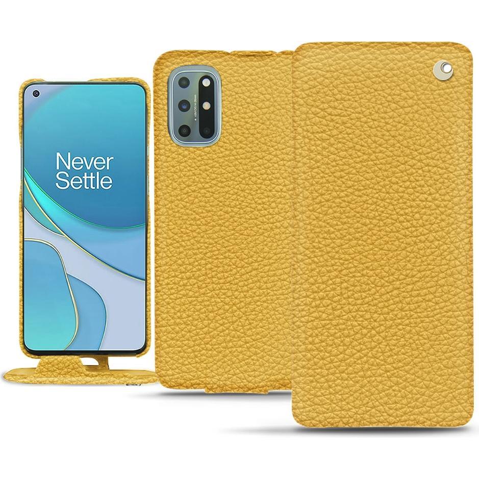 Noreve Lederschutzhülle vertikal (OnePlus 8T), Smartphone Hülle, Orange