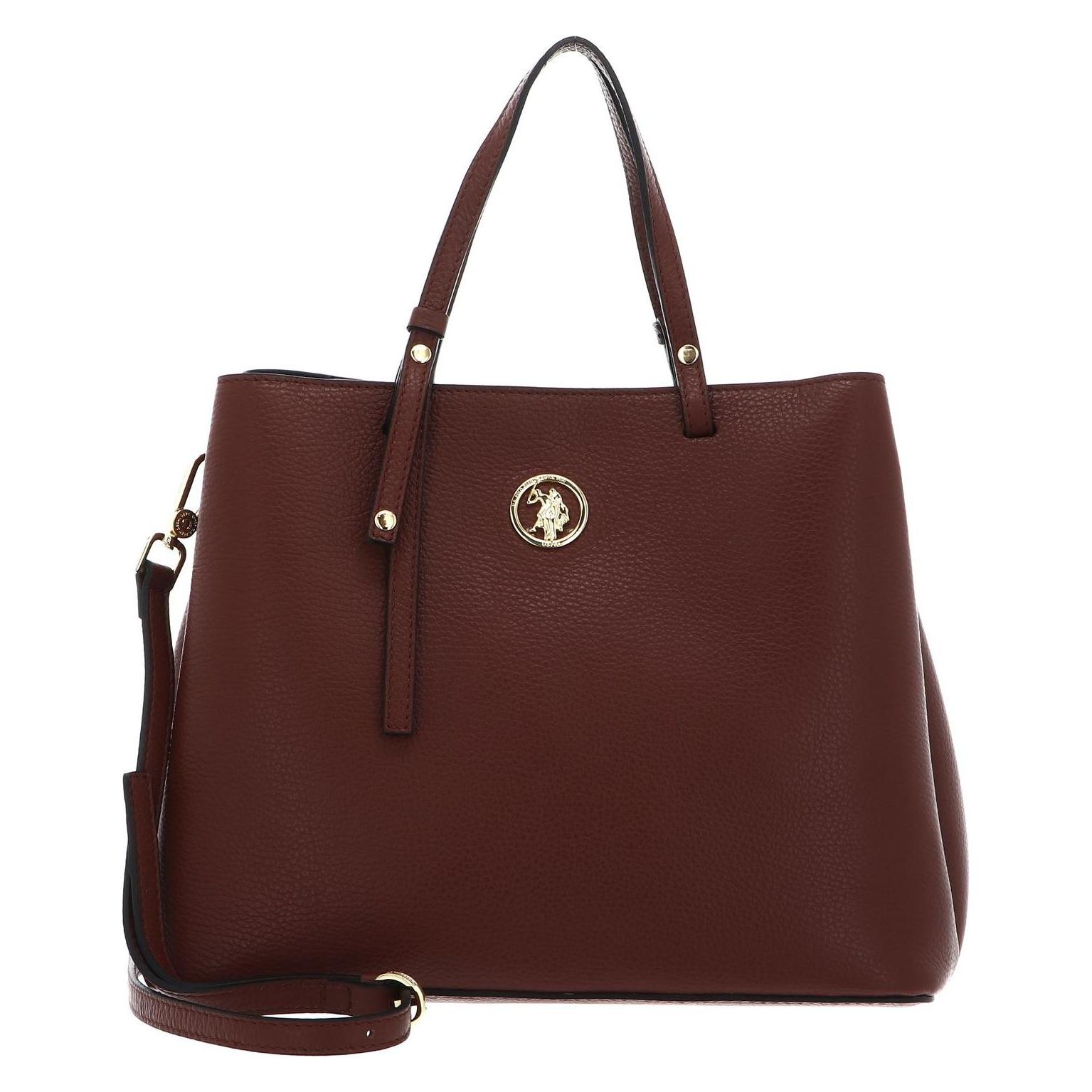 U.S. Polo, Damen, Tasche, Arlington Double Handle Bag, Braun
