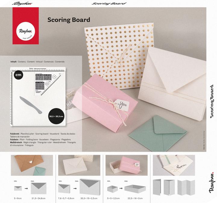 Produktbild Rayher Scoring Board Multifunktionsfalzbrett (30.50 x 30.50 cm)